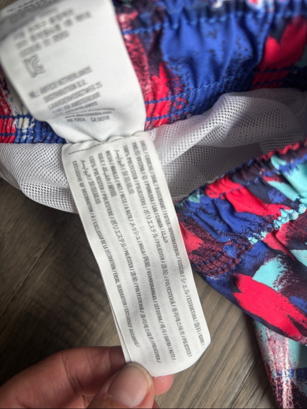 Abercrombie & Fitch | Beach Board Shorts Swim Trunks in Blue, Red, Teal XS - Picture 9 of 11